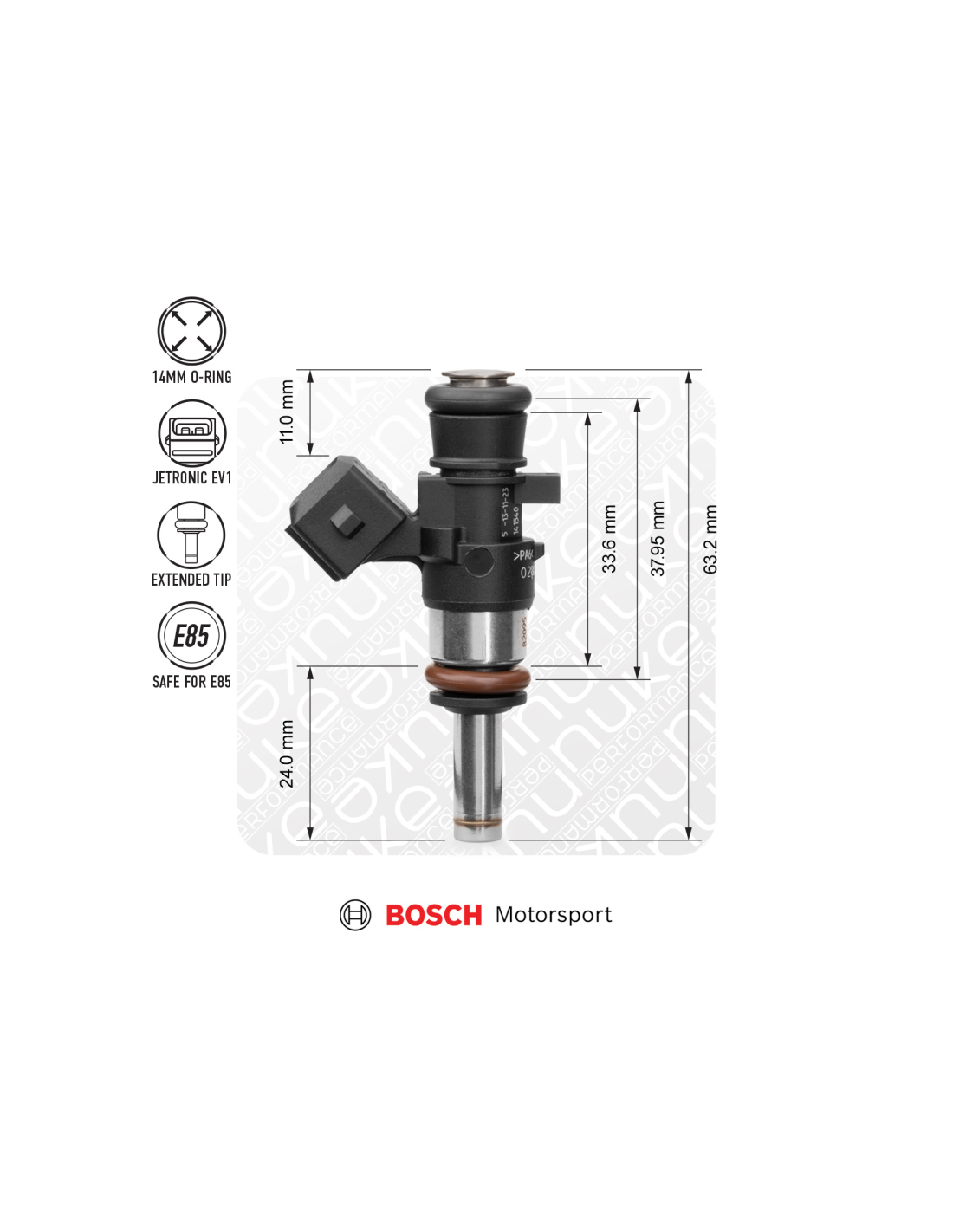 Injecteur Bosch 38 mm EV14K